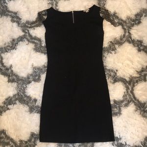 Mini black dress